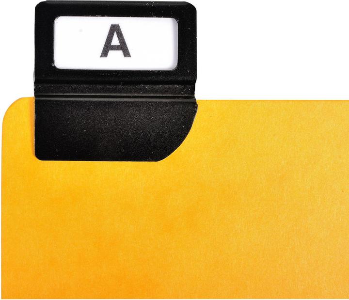 Actual product image Exacompta 24 dividers 500 micron with alphabetical metallic tabs for vertical filing 210x148mm -