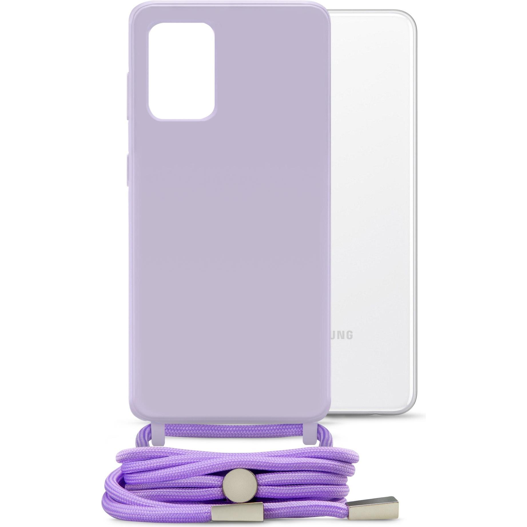 Mobilize Lanyard Gelly Case (Samsung Galaxy A32 5G), Smartphone Hülle, Violett