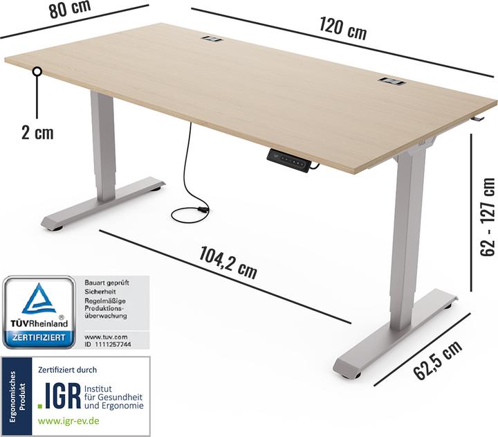 Actual product image Yaasa Desk Essential