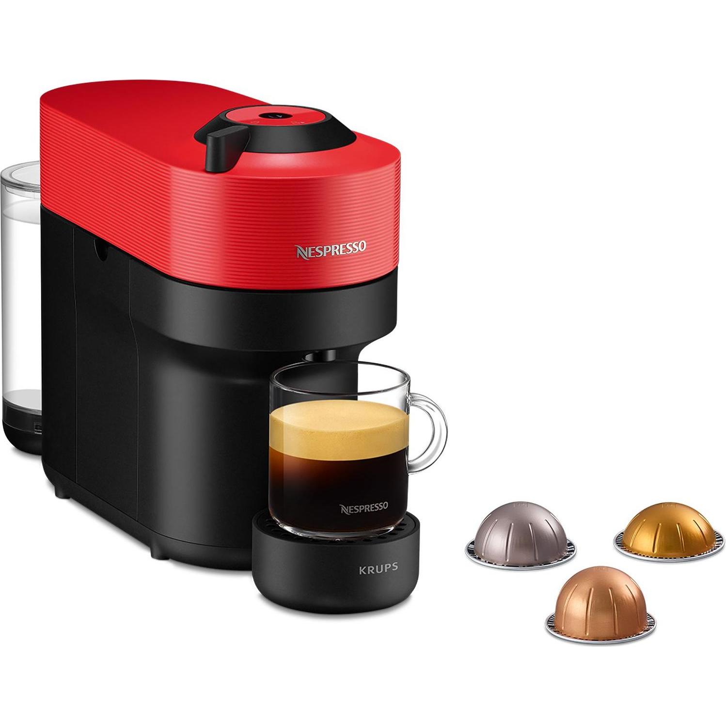 Krups Nespresso Vertuo Pop, Kapselmaschine, Rot