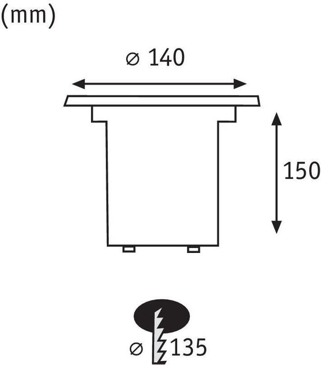 Immagine prodotto Paulmann Lampada da incasso a pavimento per esterni Plug & Shine (609 lm, IP67)