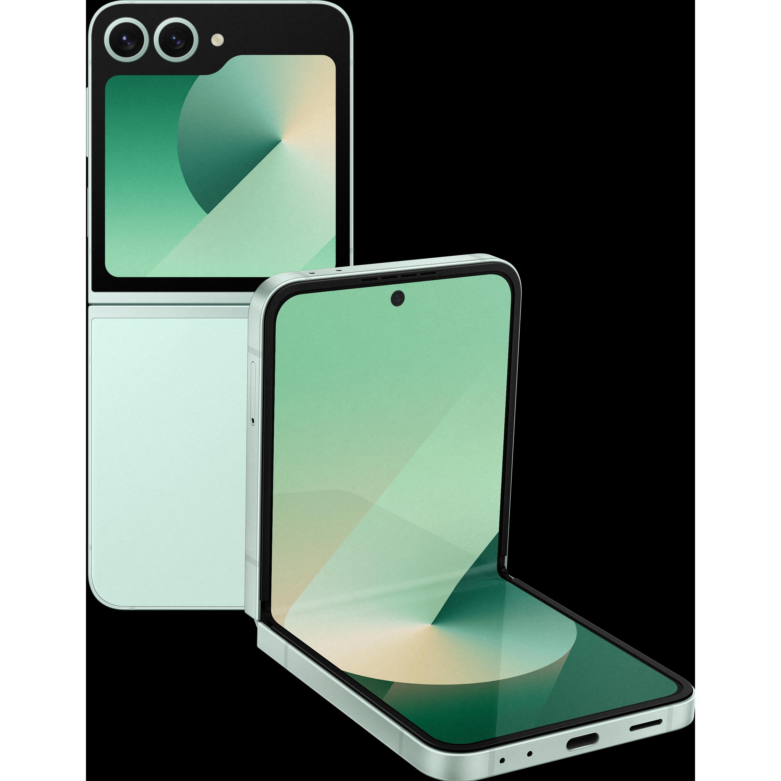 Samsung Galaxy Z Flip6 (256 GB, Mint, 6.70", SIM + eSIM, 50 Mpx, 5G), Smartphone, Grün