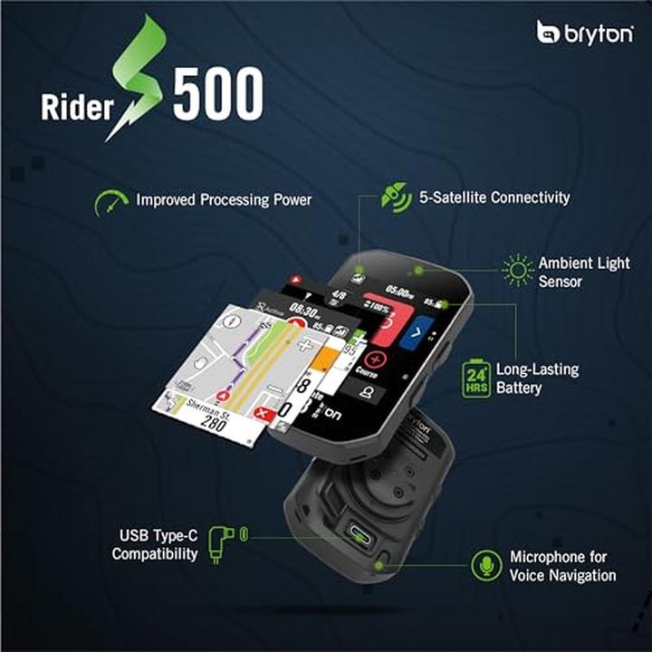 Immagine prodotto Bryton Rider S500 T - Computer da bici - Bundle