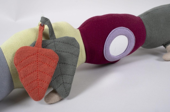 Actual product image Filibabba Activity soft toy - Lilli the Larva