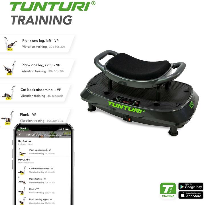 Image du produit Tunturi Cardio Fit Vibrationsplatte V20
