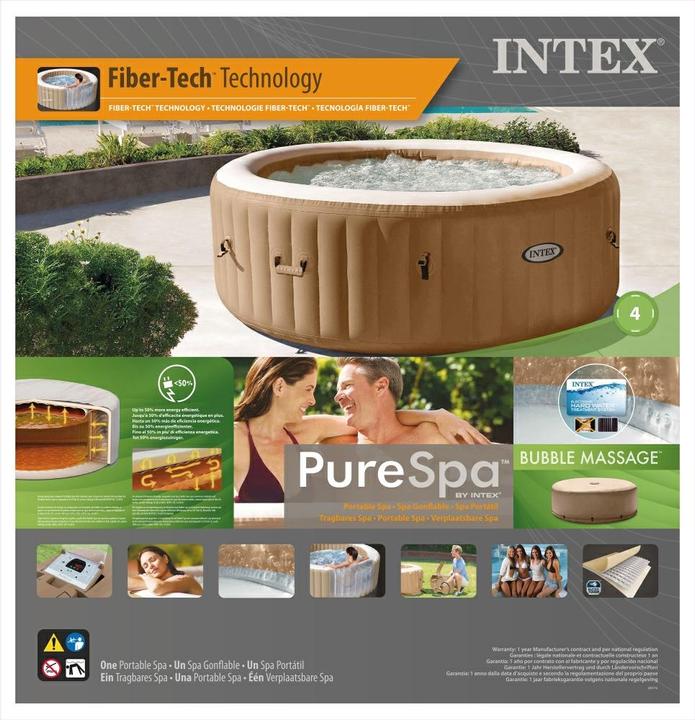 Produktbild Intex 77zoll X 28zoll Purespa Bubble Massage-Set (4 Pers.)