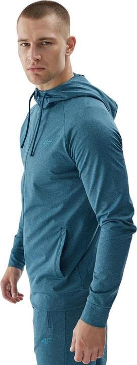 Actual product image 4F Bluza męska M404 morska zieleń melanż 4FWAW24TFSWM404 46M L (46)
