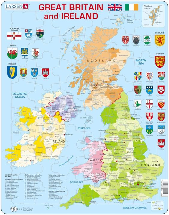 Produktbild Larsen Grossbritannien u Irland (48 Teile)