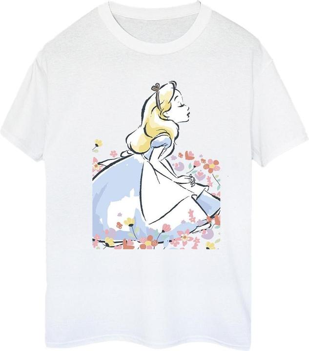 Produktbild Disney Alice In Wonderland Sketch Flowers TShirt (M)