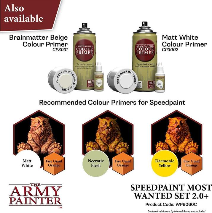 Produktbild The Army Painter Speedpaint Most Wanted Set 2.0 (Weiss, Silber, Orange, Gelb, Violett, Grün, Gold, Blau, Pink, Grau, Schwarz, Rot, Türkis, Braun, Substanz, 432 ml)