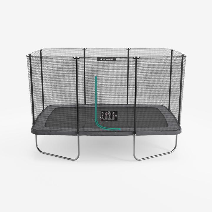 Domyos Trampolin rechteckig mit Sicherheitsnetz