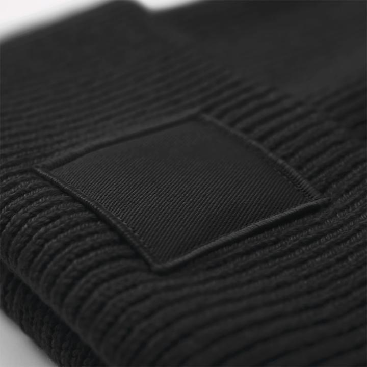 Actual product image Beechfield Wide-brimmed beanie with tone-on-tone patch
