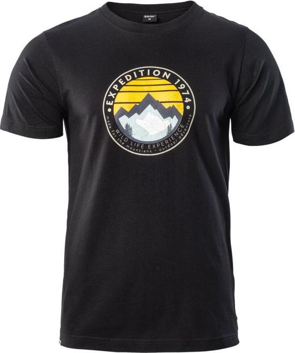 Hi-Tec Zergo Herren-T-Shirt, schwarz, Grösse XL (XL)