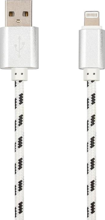 Image du produit JTI Câble de recharge Lightning vers USB, tissé - 2 m (2 m)