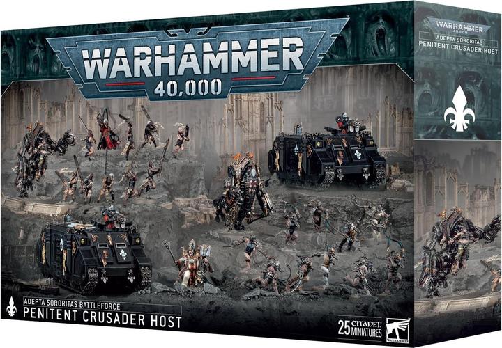 Actual product image Games Workshop Warhammer 40k - Battleforce Noel 2024 Adepta Sororitas : Ost de Croisade de Penitents (Plastic)