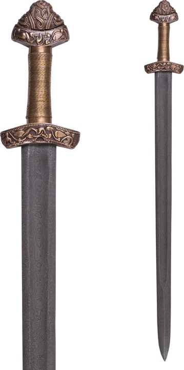Battle Merchant Wikingerschwert aus Dybäck Damaststahl