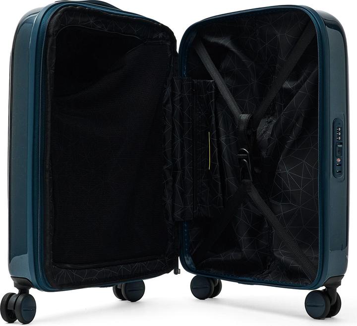 Actual product image Mandarina Duck Logoduck + Metal 4 Rollen Trolley S 55 cm mit Dehnfalte (41 l)