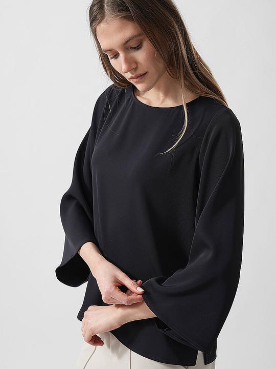 Immagine prodotto Comma Bluse Blusenshirt mit Cape-Ärmeln aus fliessender Travel Ware (36)