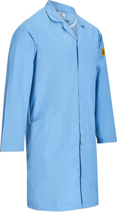 Produktbild Safeguard ESD-Arbeitsmantel "EcoLine" | hellblau (S)