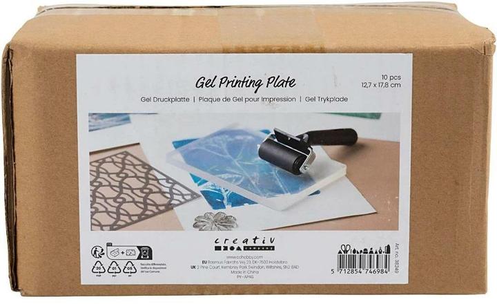 Image du produit Creativ Company Accessoires pour tampons Plaque d'impression linoléum 12.7 x 17.8 cm, 10 pièces