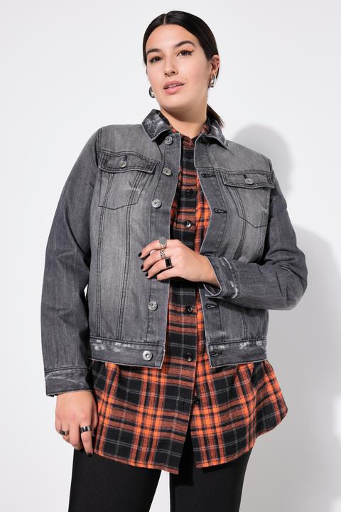 Produktbild Studio Untold Jeansjacke, Regular Fit, destroyed Denim, Hemdkragen, Langarm (50, 52)