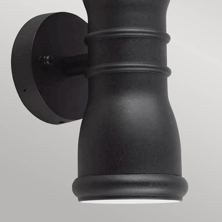 Immagine prodotto Elstead Lighting Malvern Lampada da parete a LED per esterni GU10 doppio nero IP44 (1 x)