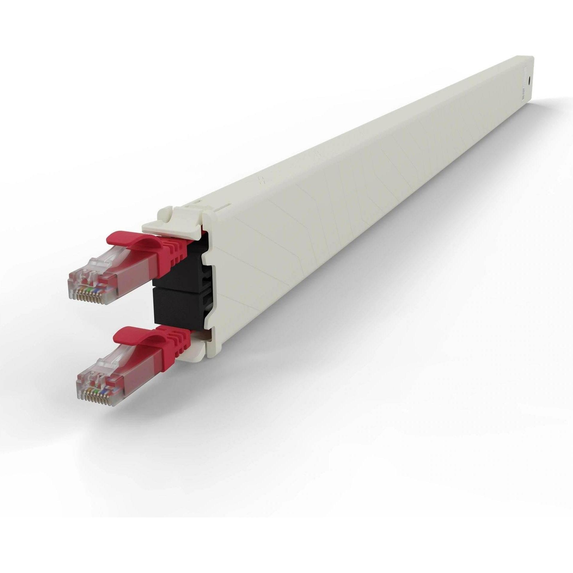 Thumbnail - PATCHBOX one / Cassette / 30RU / Cat 6A, UTP, 1.8 m, Rot (U/UTP, CAT6a, 1.80 m), Netzwerkkabel