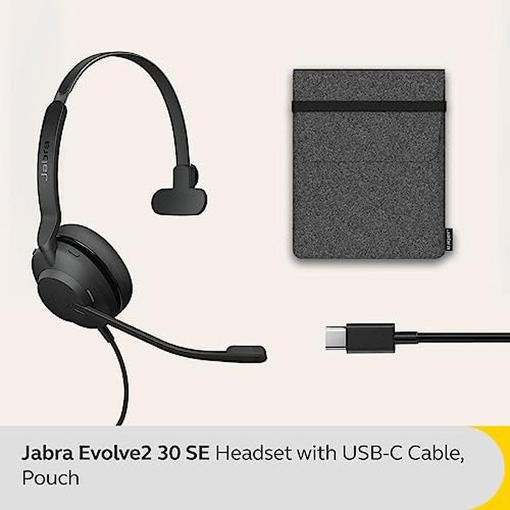 Image du produit Jabra EVOLVE2 30 SE USB-C UC (Filaire, USB-C)