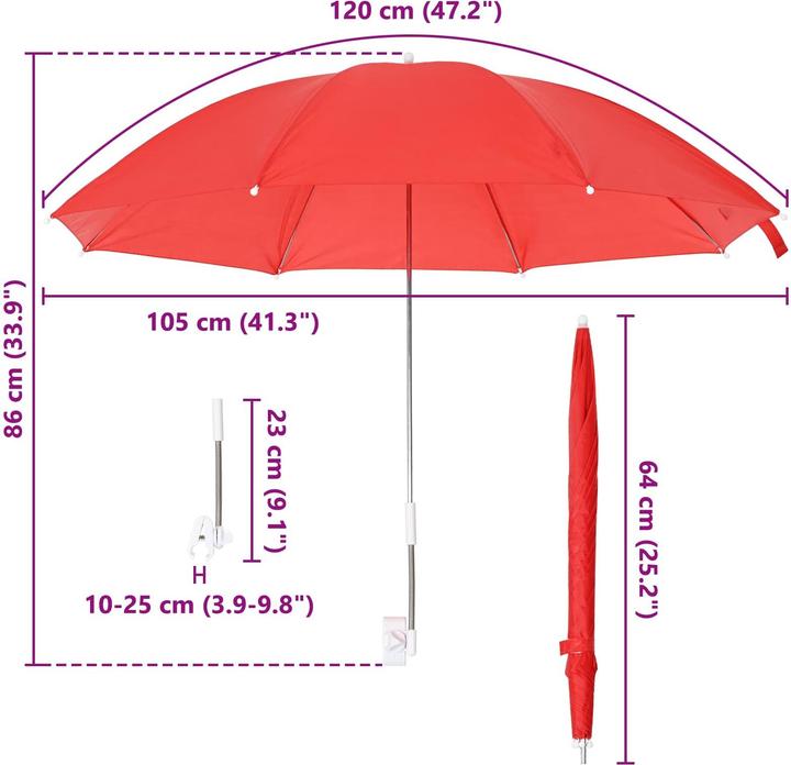 Produktbild vidaXL Schirm Schatten