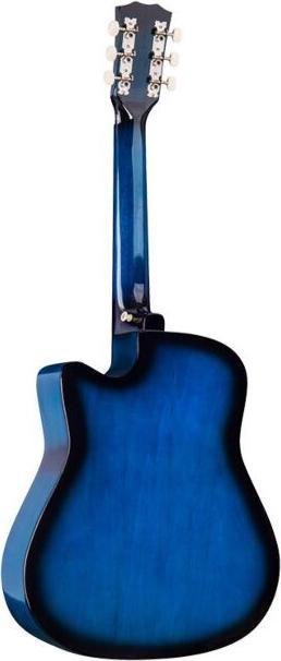 Produktbild No Name V-TONE AG ONE BB 4/4 blueburst Westerngitarre (Westerngitarre, Linde-Decke, Lindenholz Zargen, Lindenholz Boden)