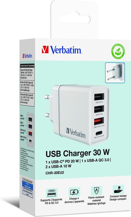 Produktbild Verbatim Charger (30 W)