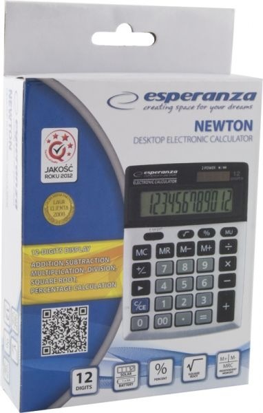 Produktbild Esperanza ECL102 Taschenrechner Desktop Einfacher Taschenrechner (Akku)