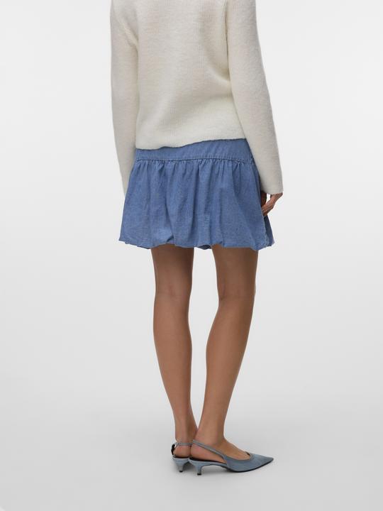 Image du produit Vero Moda VMADINE Hohe Taille Kurzer Rock Jeansrock (L)