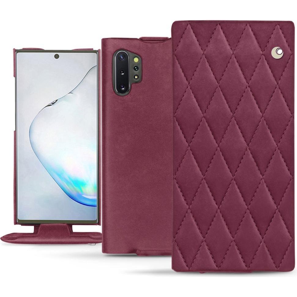 Noreve Lederschutzhülle vertikal (Samsung Galaxy Note 10+), Smartphone Hülle, Violett