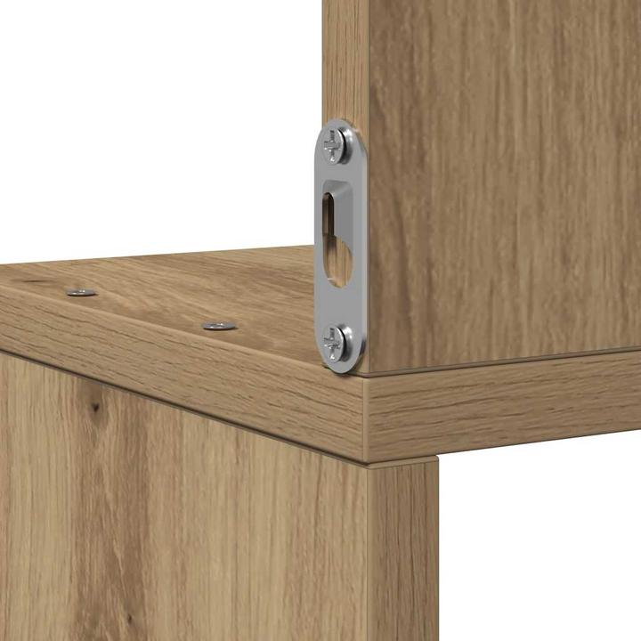 Produktbild VidaXL Wand-Eckregal Artisan-Eiche 20x20x127,5 cm Holzwerkstoff