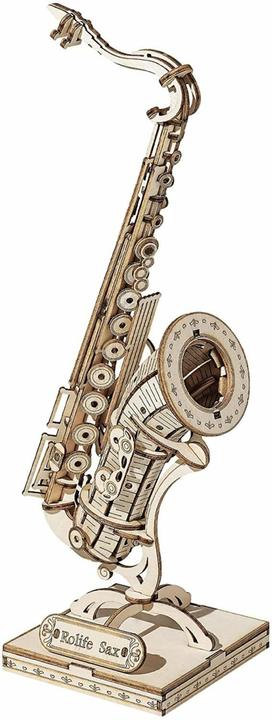 Robotime Rolife 3D wooden puzzle saxophone 136 pieces (136 pieces)