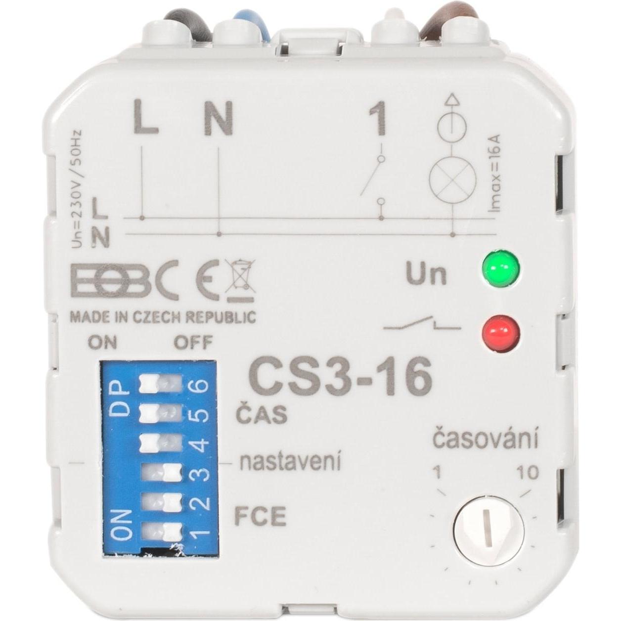 Elektrobock CS3-16, Taster + Schalter, Weiss