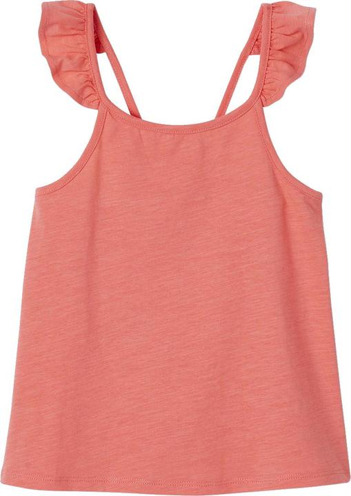 Vertbaudet Mädchen Top mit Volantträgern BASIC OEKO-TEX® (140)