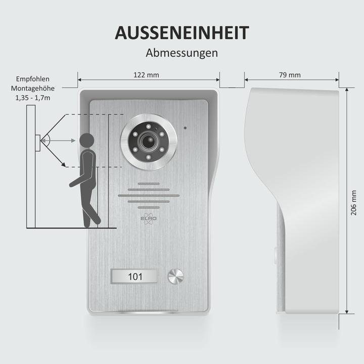 Image du produit Elro Citofono Video IP WiFi