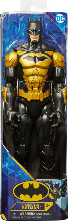 Produktbild Spin Master DC Comics grosse Batman-Action-Figur Attack-Tech Batman im schwarzen Anzug, Kinderspielzeug für