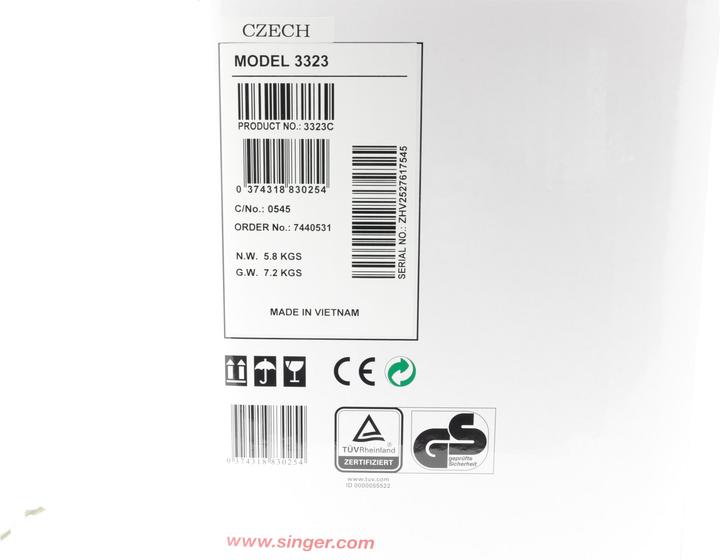 Produktbild Singer Talent 3323D