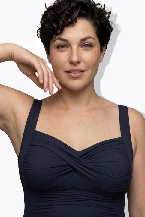 Image du produit Ulla Popken Maillot de bain, structure fine, drapé (60)