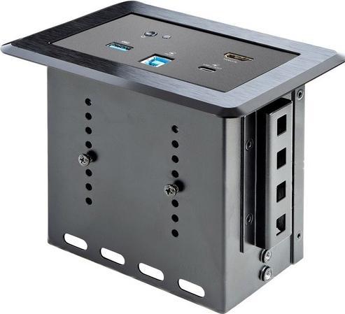 Immagine prodotto StarTech Box di connettività per tavolo da conferenza con docking per laptop - 4K HDMI - USB-C / USB-A PD - (USB-A, USB-C, 1 porzione)