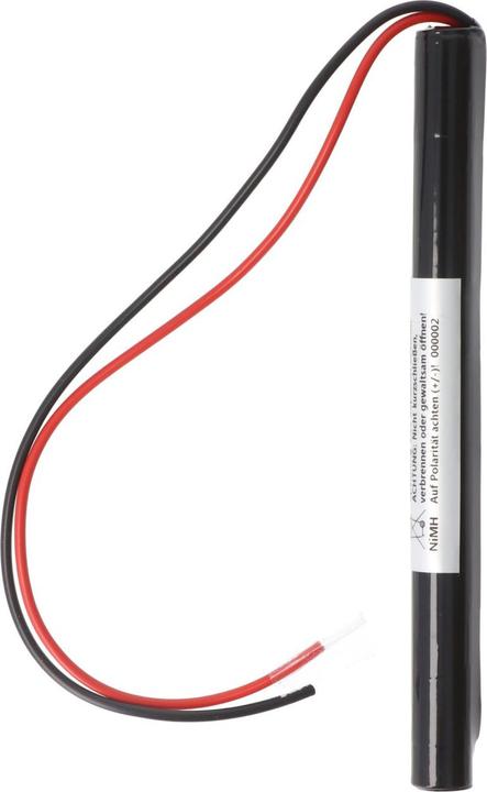Image du produit AccuCell Batterie d'éclairage de secours NiMH 3,6V 600mAh L1x3 Micro AAA (600 mAh, Piles rechargeables + chargeur)