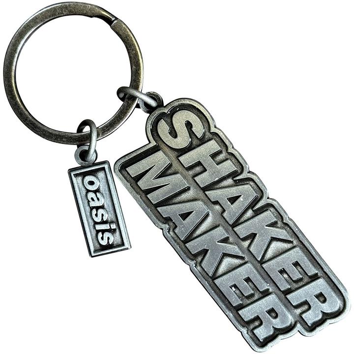 Actual product image Oasis Shakermaker Decca Logo Charm Schlüsselanhänger