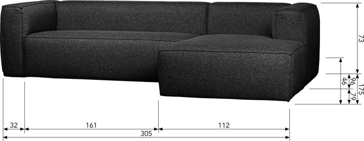 Actual product image Woood Bean (Corner sofa)