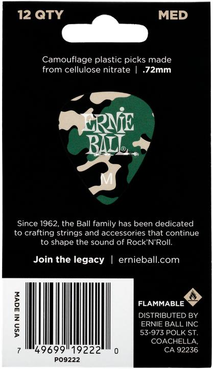 Produktbild Ernie Ball Medium (12x, 0.72 mm)