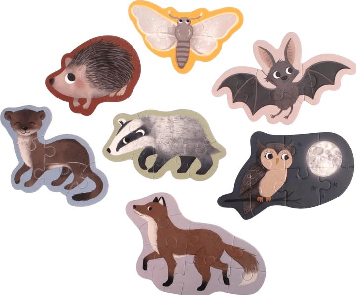 Produktbild Filibabba Leuchtpuzzle - Forest friends (28 Teile)