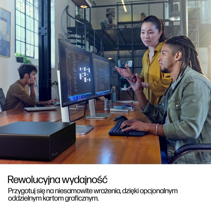 Actual product image HP EliteDesk 8 SFF G1i Desktop AI PC (1000 GB, 16 GB, Intel Core Ultra 7 265)