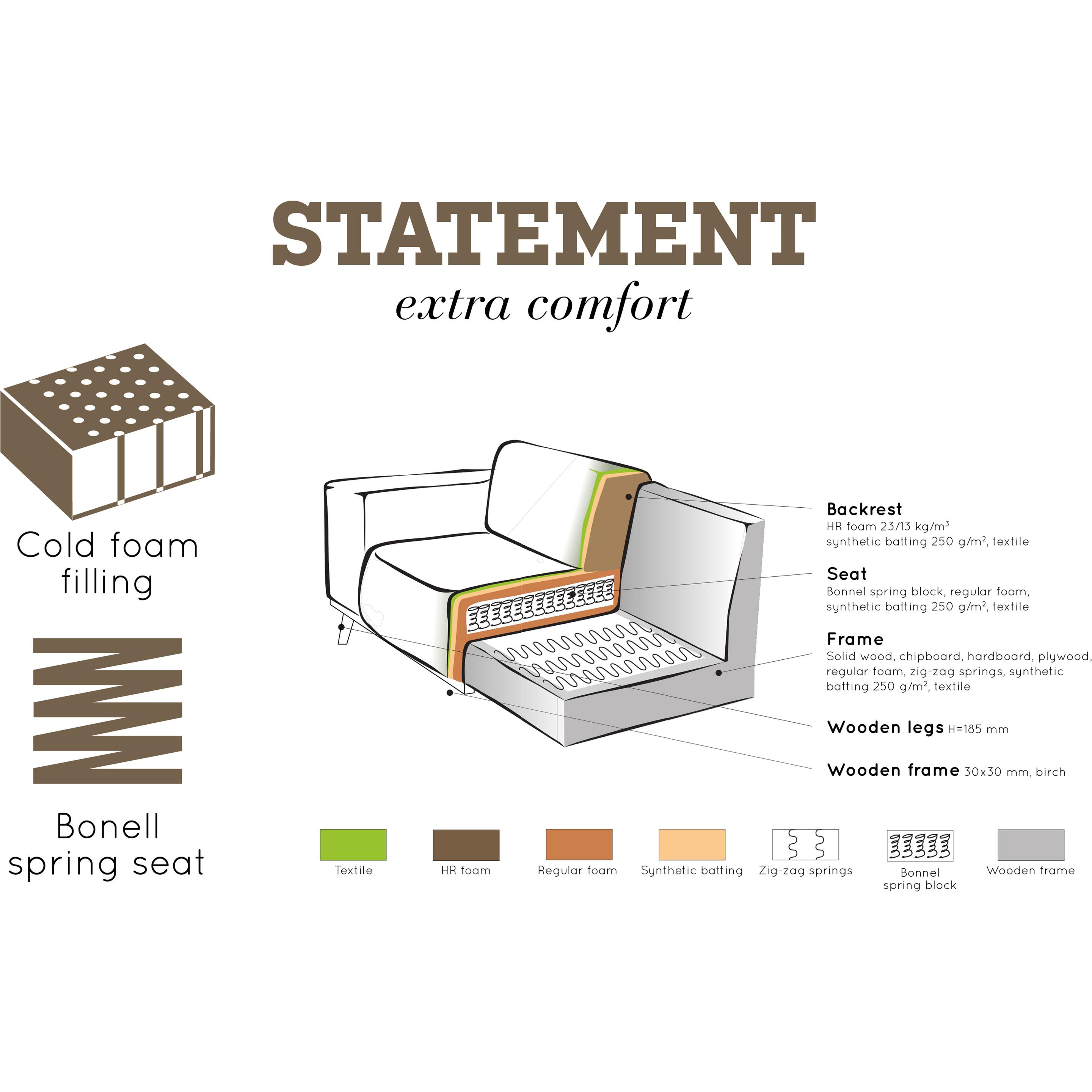 Thumbnail - BePureHome, Sofa, Statement (3-Sitzer)